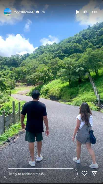 Rohit Sharma With Wife Ritika Sajdeh