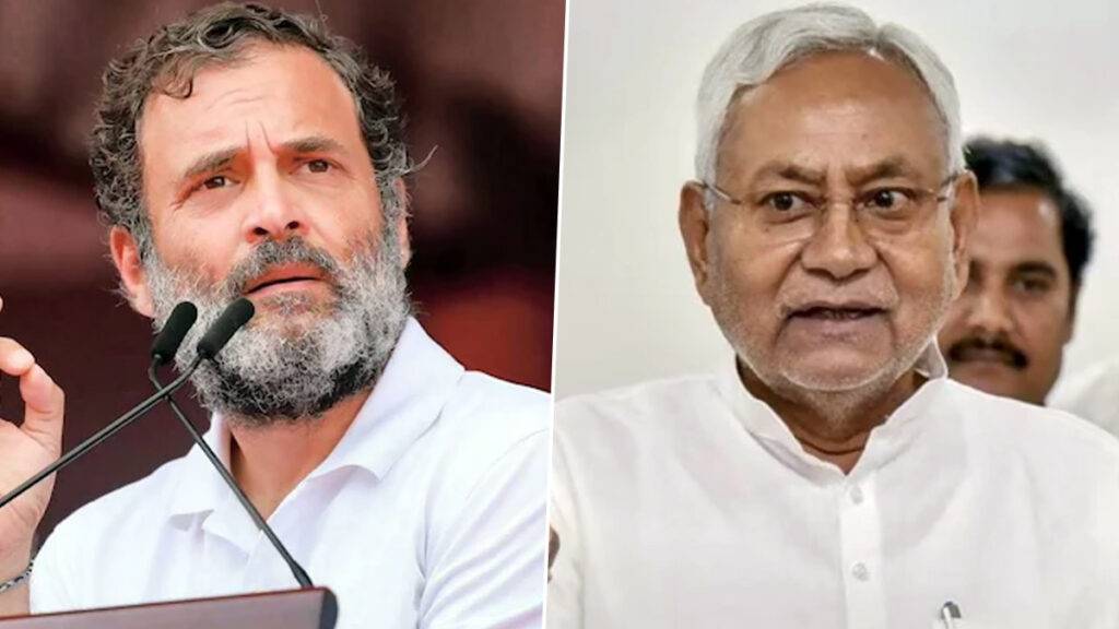 Rahul Gandhi and Nitish kumar