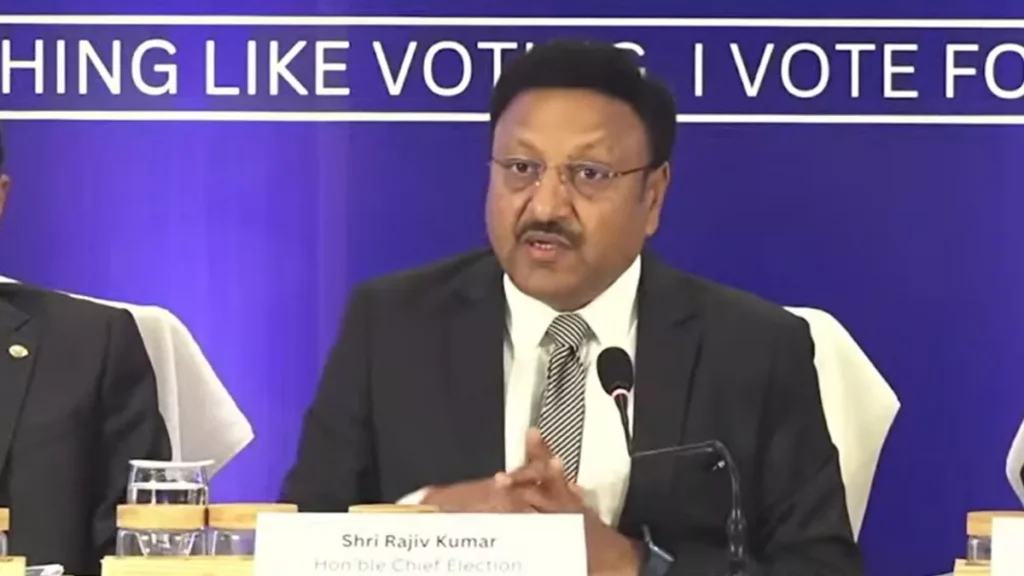 Election Commission of India Rajiv kumar