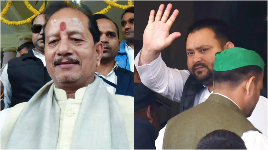 Vijay Sinha Tejashwi Yadav