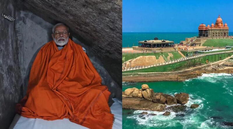 pm modi kanyakumari rock memorial