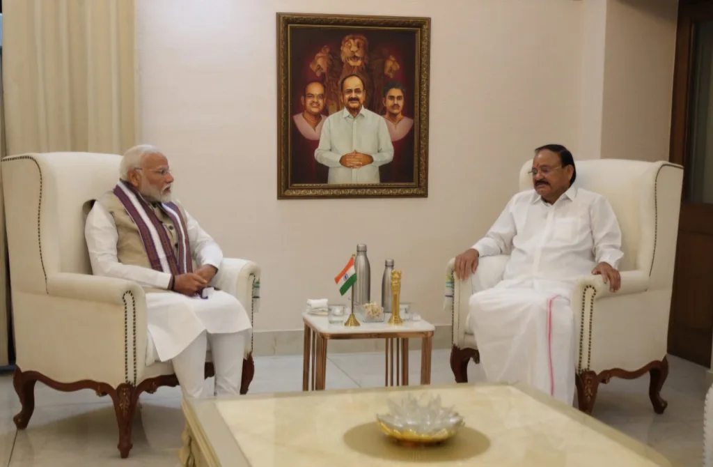 V. Naidu and modi