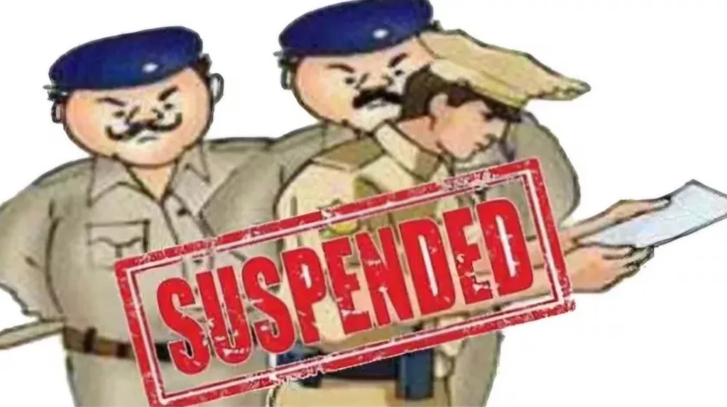 police suspend