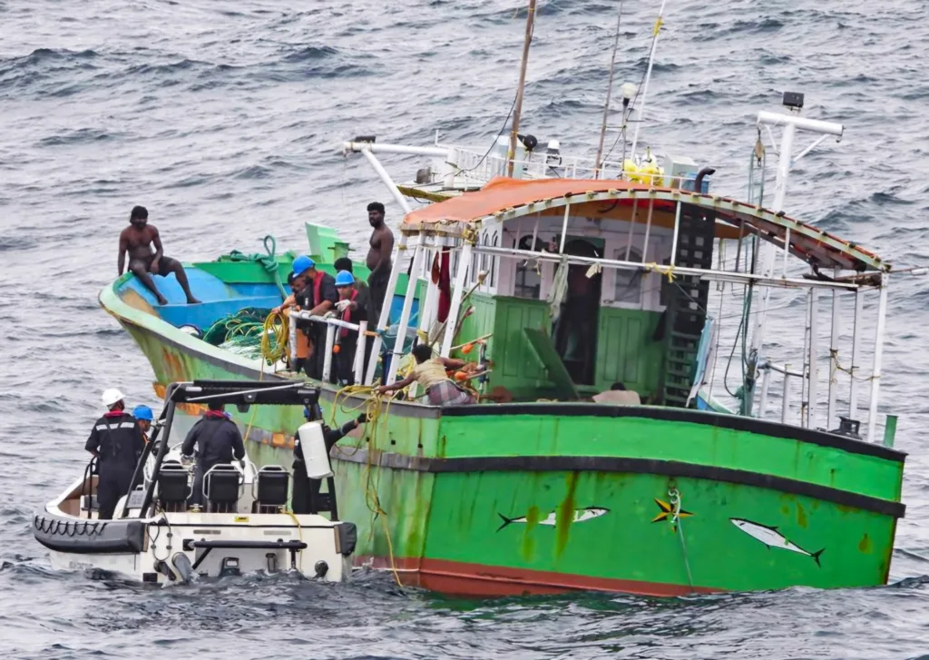 Boat in sea