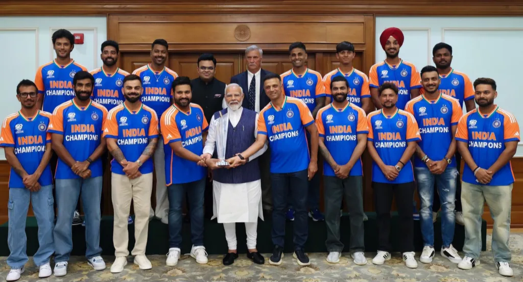 Champions Team India modi