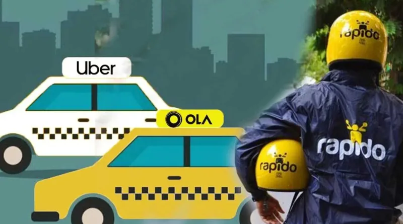 OLA UBER Rapido riding Apps