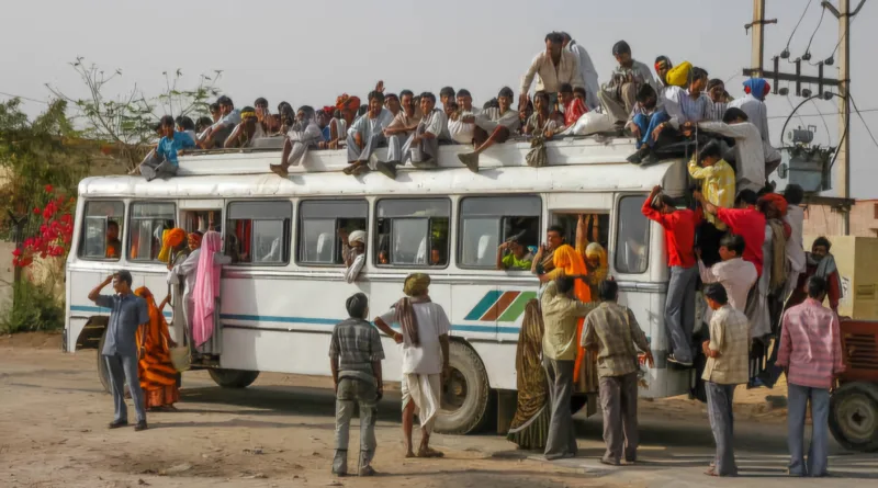 Overloaded bus