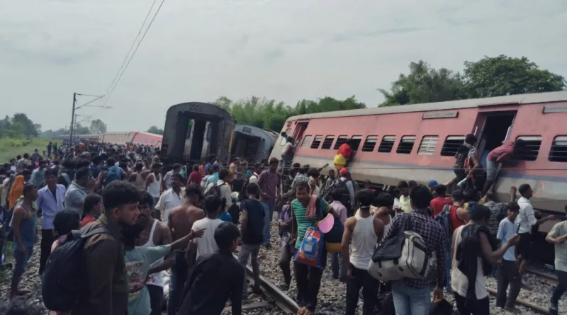 Train accident gonda