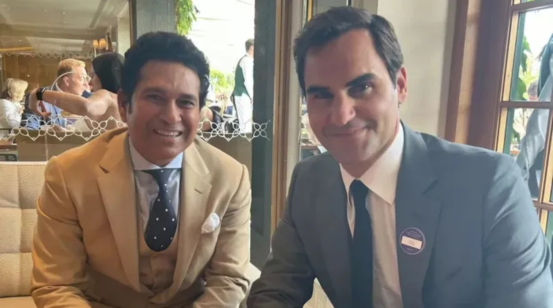 sachin with roger