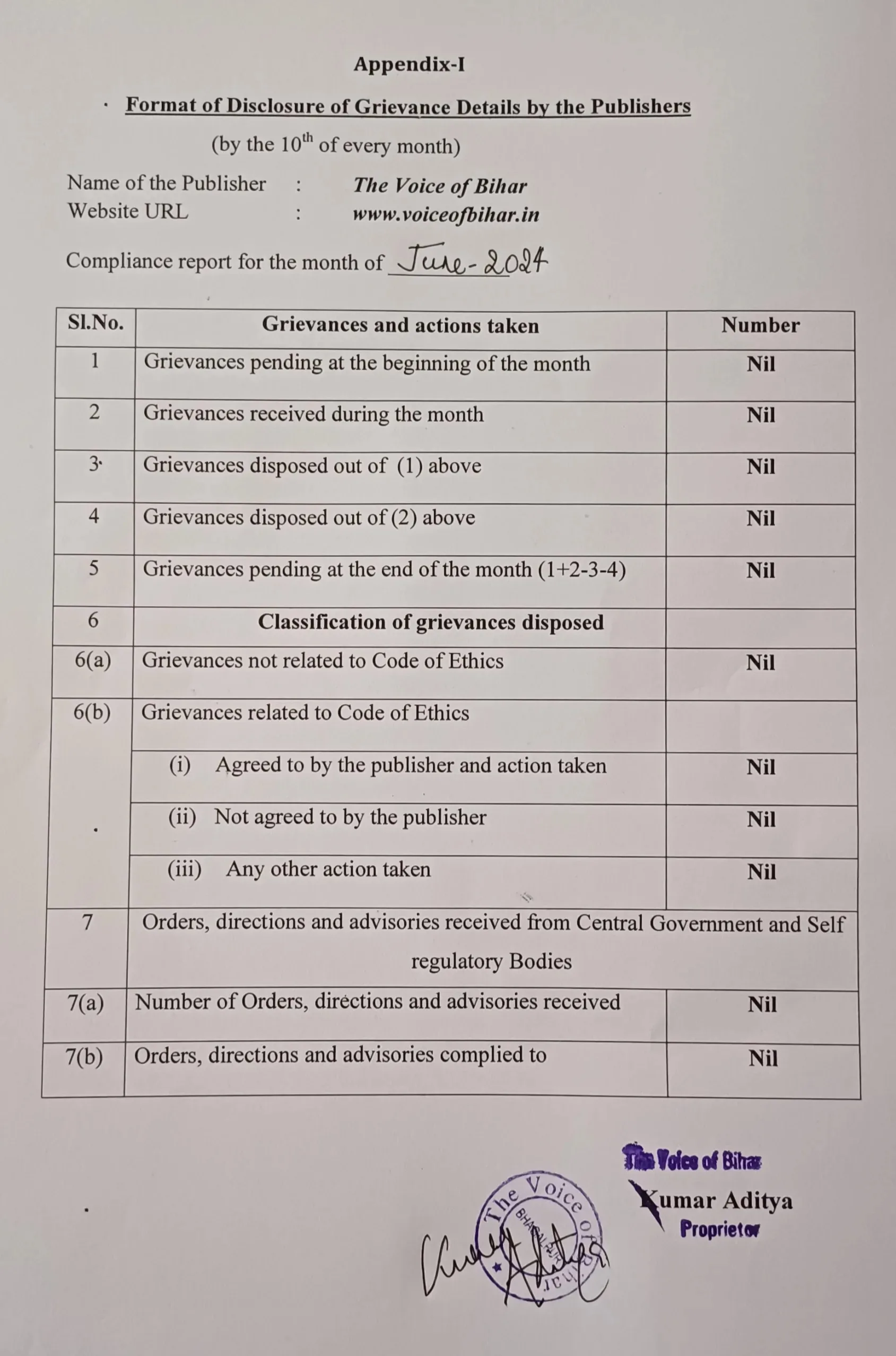 Grievance June 2024 scaled 1 jpg