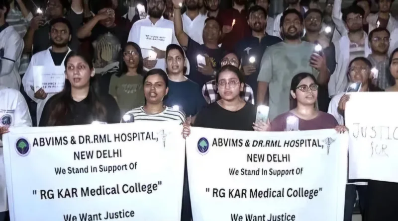 Medical students protest