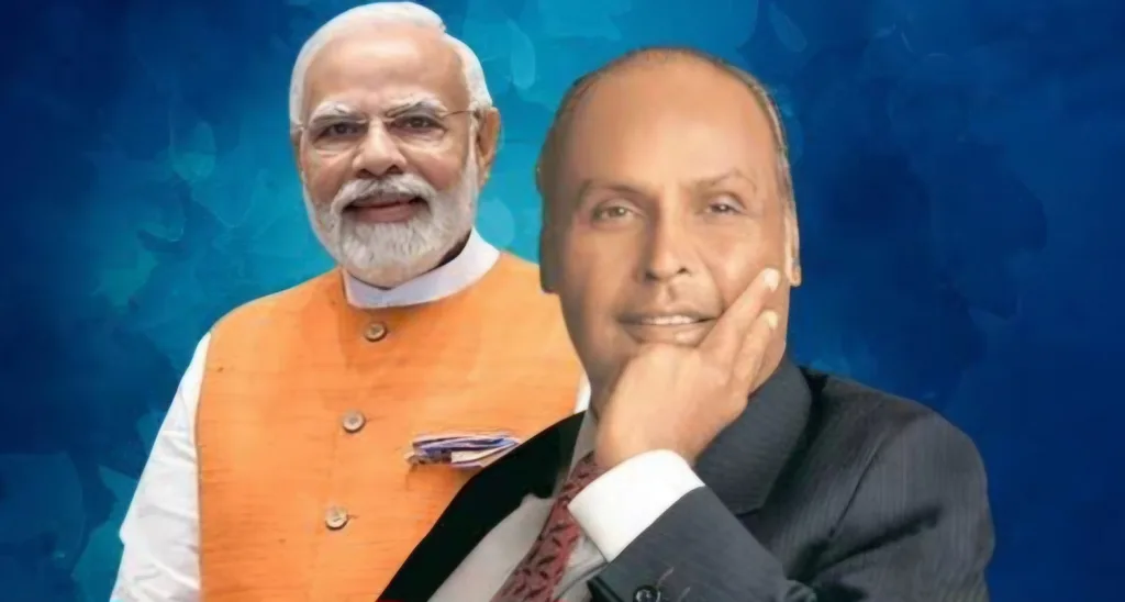 Dhiru bhai Ambani Narendra Modi