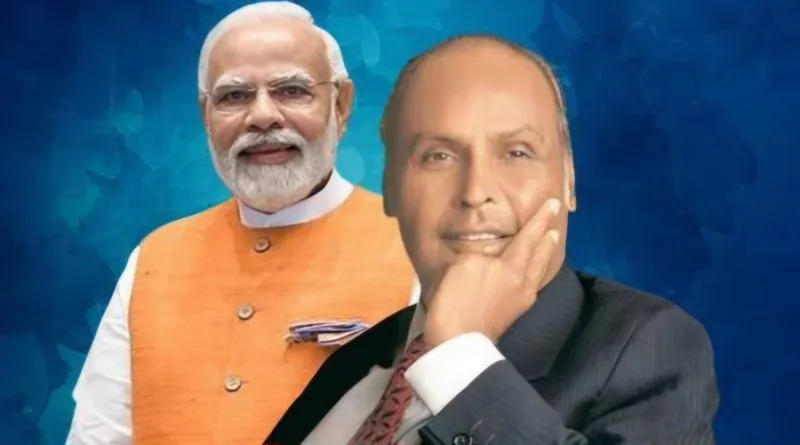 Dhiru bhai Ambani Narendra Modi