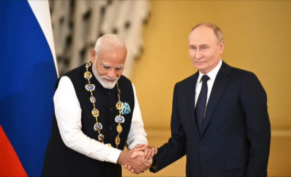 Pm modi with putin