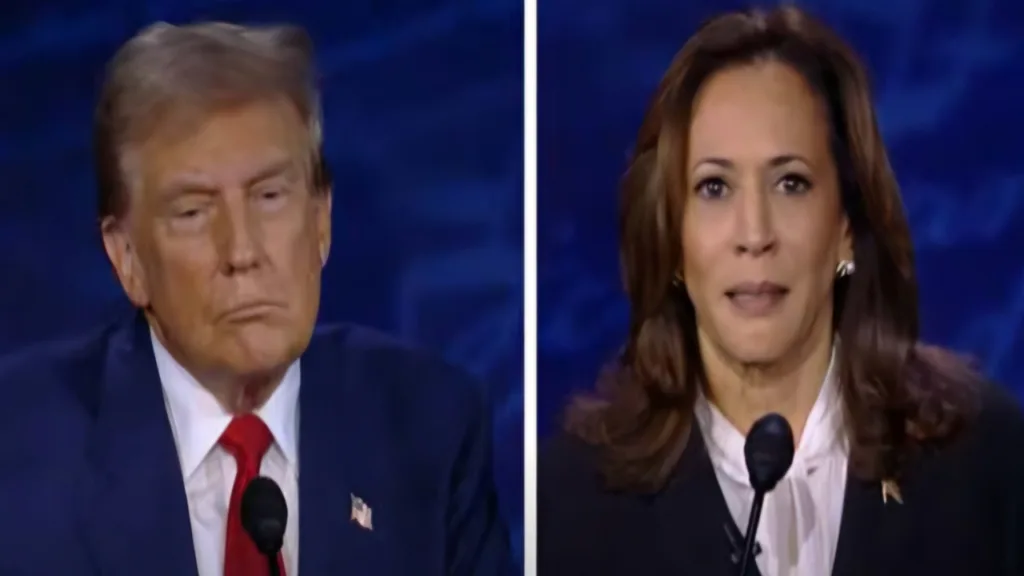 Trump and harris