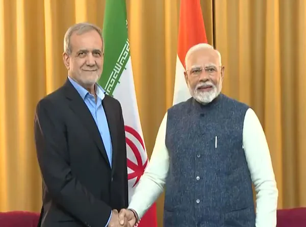 Modi with Iran pm