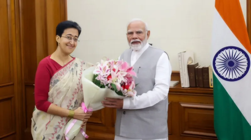 Modi with aatishi