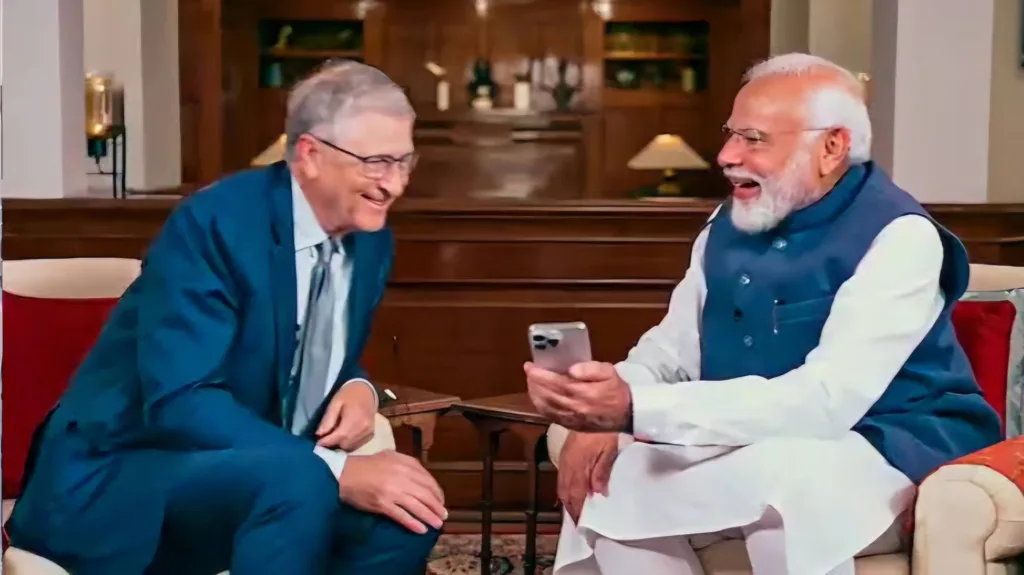 Narendra Modi Bill Gates