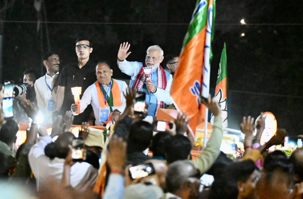 Narendra Modi ranchi road show